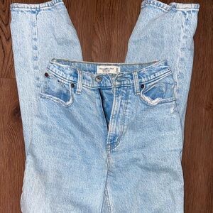 Abercrombie & Fitch Blue Relaxed Jeans